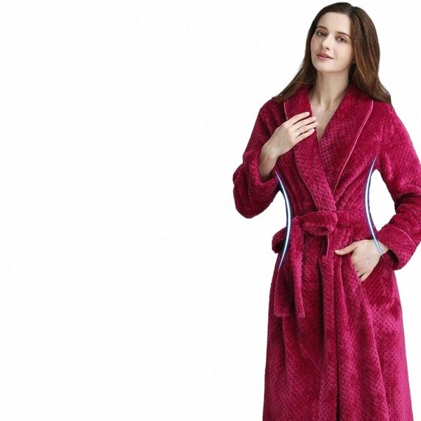 women's sleepwear 2021 autumn winter flannel splicing nightgown long robe thicken couple bathrobe nw96 i97r#, Black;red
women's sleepwear 2021 autumn winter flannel splicing nightgown long robe thicken couple bathrobe nw96 i97r#, Black;red