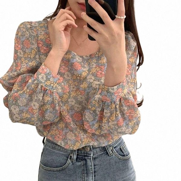 vintage clothes spring sweet square collar floral blouse women long sleeve shirts for fashion loose chiffon c7055 women's blouses & t8, White
vintage clothes spring sweet square collar floral blouse women long sleeve shirts for fashion loose chiffon c7055 women's blouses & t8, White