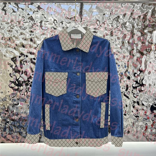 designer patchwork jackets fashion women denim coat letter printed thin overcoats casual warm denim jacket, Black;brown
designer patchwork jackets fashion women denim coat letter printed thin overcoats casual warm denim jacket, Black;brown