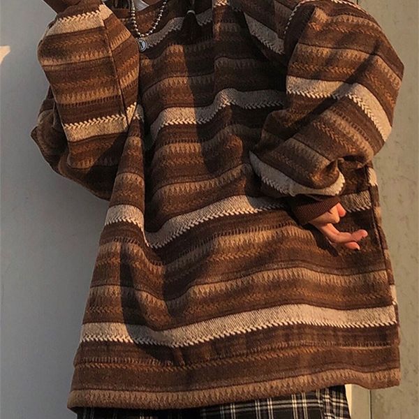 women's knits tees striped sweaters women oversize pullovers autumn winter knit sweater hip hop ulzzang bf jumper ladies retro couples, White
women's knits tees striped sweaters women oversize pullovers autumn winter knit sweater hip hop ulzzang bf jumper ladies retro couples, White