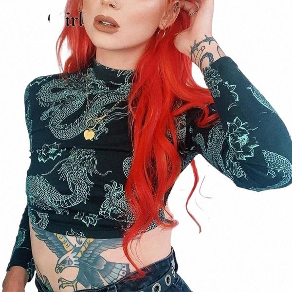 insgirl goth vintage dragon print t-shirt women harajuku streewear long sleeve backless bandage turtleneck basic bottom tee women's q0, White
insgirl goth vintage dragon print t-shirt women harajuku streewear long sleeve backless bandage turtleneck basic bottom tee women's q0, White
