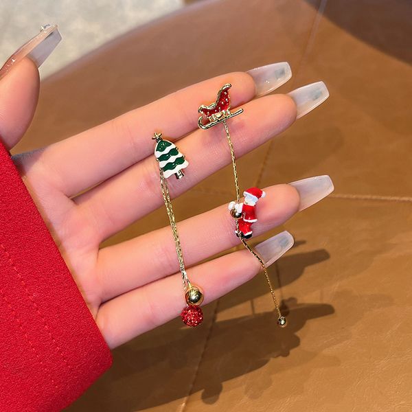 dangle chandelier anting anting menjuntai santa klaus bergerak natal perhiasan hadiah pacar mode wanita rantai panjang rumbai merah hijau ja, Silver
dangle chandelier anting anting menjuntai santa klaus bergerak natal perhiasan hadiah pacar mode wanita rantai panjang rumbai merah hijau ja, Silver