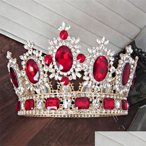 tiaras large queen king pageant crown for wedding tiaras and crowns big crystal rhinestone diadem bridal headdress hair jewelry 1230 dhozc, White;golden
tiaras large queen king pageant crown for wedding tiaras and crowns big crystal rhinestone diadem bridal headdress hair jewelry 1230 dhozc, White;golden