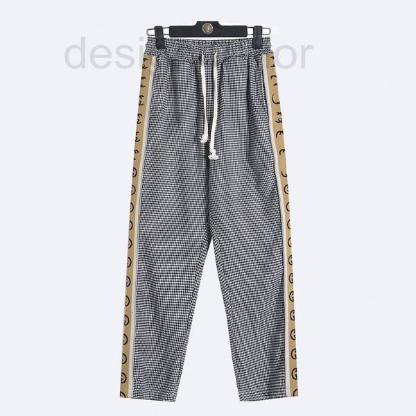 men's shorts designer high setting side reflective yellow webbing double g string label thousand bird lattice casual pants 0lci, White;black
men's shorts designer high setting side reflective yellow webbing double g string label thousand bird lattice casual pants 0lci, White;black