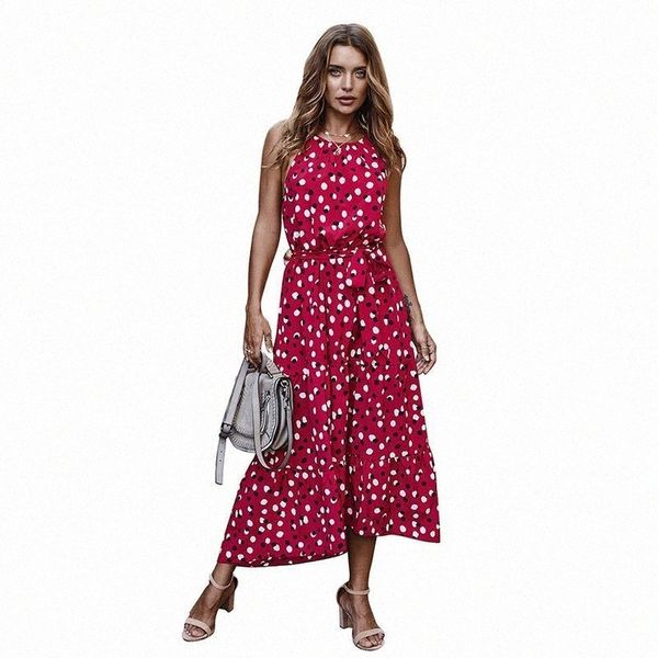 maxi summer dress for women dot printed high waist elegant female casual dresses spaghetti strap a line with sashes veistdo a8si#, Black;gray
maxi summer dress for women dot printed high waist elegant female casual dresses spaghetti strap a line with sashes veistdo a8si#, Black;gray
