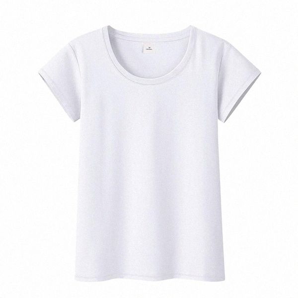 women's t-shirt white short-sleeved summer solid color slim round neck ladies bottoming half-sleeved women z4uu#
women's t-shirt white short-sleeved summer solid color slim round neck ladies bottoming half-sleeved women z4uu#