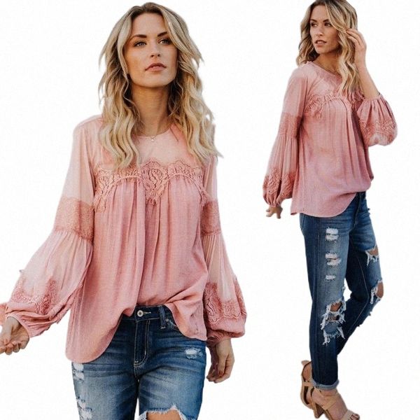 woman blouse lantern sleeve autumn spring long o-neck drop women's blouses & shirts 02fl#, White
woman blouse lantern sleeve autumn spring long o-neck drop women's blouses & shirts 02fl#, White