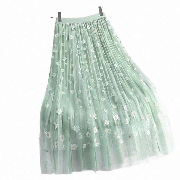 green pink beige floral mesh skirts for women female sweet cute student tulle tutu pleated beach bohemia long 2021 o1fi#, Black
green pink beige floral mesh skirts for women female sweet cute student tulle tutu pleated beach bohemia long 2021 o1fi#, Black