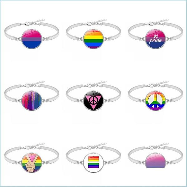 charm bracelets gay lesbian pride rainbow sign bangle for wome mens round glass charm bracelet fashion friendship lgbt jewelry in bk dhzjl, Golden;silver
charm bracelets gay lesbian pride rainbow sign bangle for wome mens round glass charm bracelet fashion friendship lgbt jewelry in bk dhzjl, Golden;silver