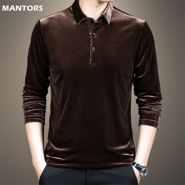 men's polos gold velvet shirt men korean fashion business long sleeve s solid casual slim fit man button collar 220915, White;black
men's polos gold velvet shirt men korean fashion business long sleeve s solid casual slim fit man button collar 220915, White;black