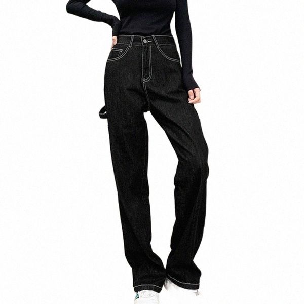black women's high waist jeans streetwear patchwork straight full length denim pants pantalones vaqueros mujer 2021 trousers 07g8#, Blue
black women's high waist jeans streetwear patchwork straight full length denim pants pantalones vaqueros mujer 2021 trousers 07g8#, Blue