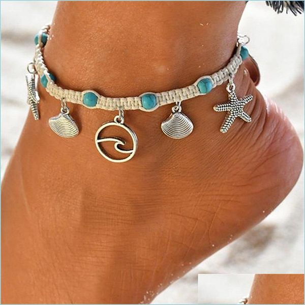 anklets anklets jewelry beach leg chain sea style surf seashell pendant anklet handmade adjustable rope shell ankles bracelets drop d dhsej, Red;blue
anklets anklets jewelry beach leg chain sea style surf seashell pendant anklet handmade adjustable rope shell ankles bracelets drop d dhsej, Red;blue