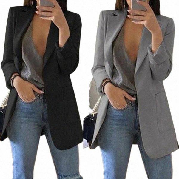 women long sleeve solid slim blazer coat office ladies work jackets formal suit elegant jacket blazer1 89td#, Black;brown
women long sleeve solid slim blazer coat office ladies work jackets formal suit elegant jacket blazer1 89td#, Black;brown