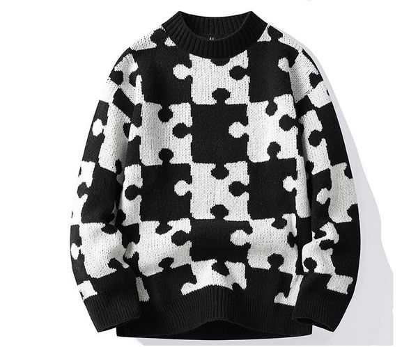 men's sweaters brand luxury wool plush thickened casual business male mock neck pullovers fashion streetwear, White;black
men's sweaters brand luxury wool plush thickened casual business male mock neck pullovers fashion streetwear, White;black