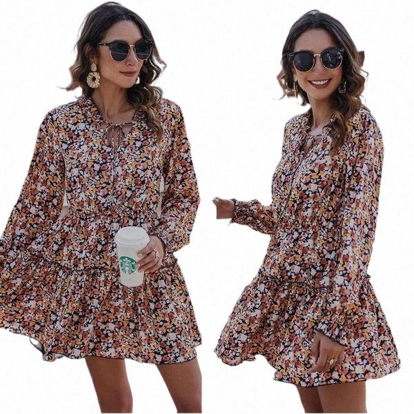 boho style floral print pleated dress long sleeve women mini o neck loose ladies dresses beach sundress ropa mujer casual j8jn#, Black;gray
boho style floral print pleated dress long sleeve women mini o neck loose ladies dresses beach sundress ropa mujer casual j8jn#, Black;gray