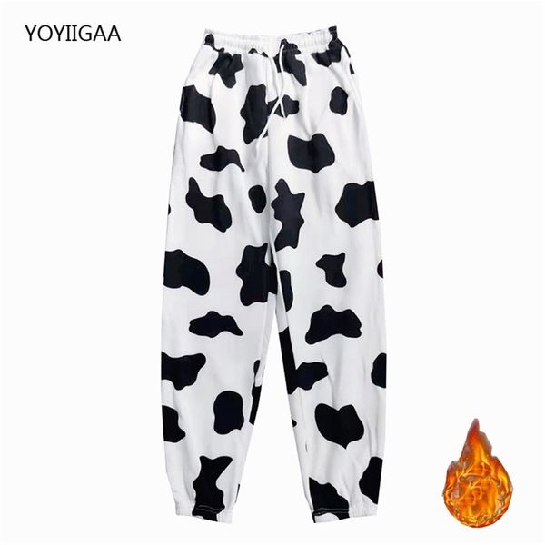 women's pants capris cow print women wide leg pants autumn winter thicken female trousers harajuku ladies long pants fashion chic woman, Black;white
women's pants capris cow print women wide leg pants autumn winter thicken female trousers harajuku ladies long pants fashion chic woman, Black;white