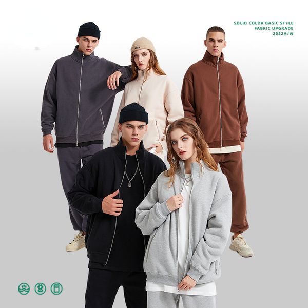mens hoodies sweatshirts winter metal double zipper stand collar mens sweater 360g polar fleece does not fall fleece thickened mens sweater, Black
mens hoodies sweatshirts winter metal double zipper stand collar mens sweater 360g polar fleece does not fall fleece thickened mens sweater, Black