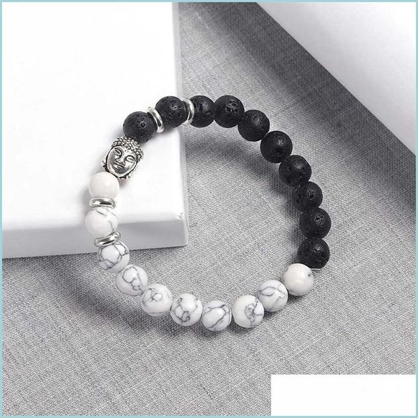 beaded strands natural stone beaded bracelets white turquoise volcanic rocks manual chakra men and women beads for jewelry making 1 dhsc7, Black
beaded strands natural stone beaded bracelets white turquoise volcanic rocks manual chakra men and women beads for jewelry making 1 dhsc7, Black
