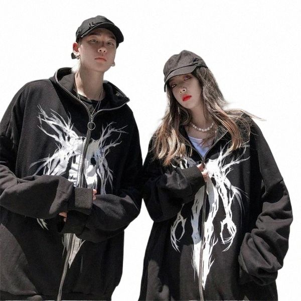 men's hoodies & sweatshirts zip-up casual men women devil printed loose cardigan hooded hip hop graphic jacket sweatshirt death note e5, Black
men's hoodies & sweatshirts zip-up casual men women devil printed loose cardigan hooded hip hop graphic jacket sweatshirt death note e5, Black