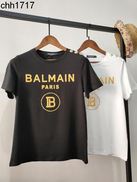 new barman deli batong barman cotton gilded letter short sleeve t-shirt for men and women, White
new barman deli batong barman cotton gilded letter short sleeve t-shirt for men and women, White