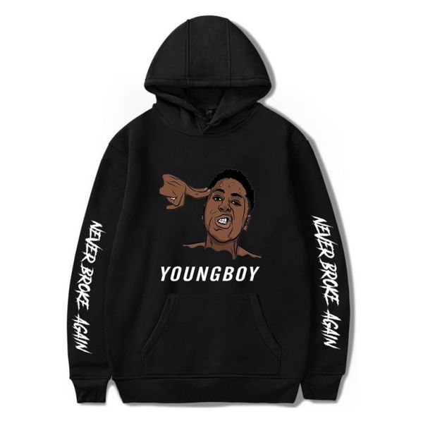 custom never broke again youngboy rappers wear hoodies plus size men jogging tracksuit sweatshirts hoodies fall winter wewar ypf549, Black
custom never broke again youngboy rappers wear hoodies plus size men jogging tracksuit sweatshirts hoodies fall winter wewar ypf549, Black