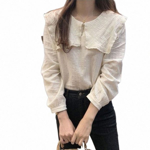 women's blouses & shirts blouse women autumn stitching long sleeve blusas mujer de moda j4io#, White
women's blouses & shirts blouse women autumn stitching long sleeve blusas mujer de moda j4io#, White