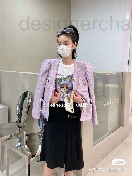 women's jackets designer 2022 early spring new south korean xiaozhongchao brand small fragrance v-neck bell button coat women t2op, Black;brown
women's jackets designer 2022 early spring new south korean xiaozhongchao brand small fragrance v-neck bell button coat women t2op, Black;brown