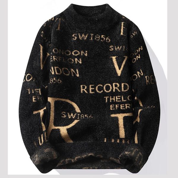 men sweaters o-neck brand designer new round neck pullover sweater letters fashion all-match trend warm sweater, White;black
men sweaters o-neck brand designer new round neck pullover sweater letters fashion all-match trend warm sweater, White;black