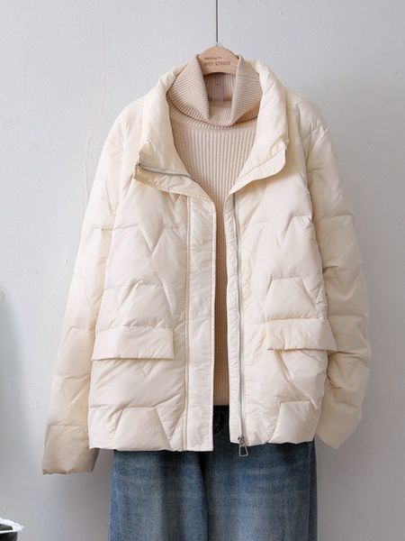 women s down parkas women casual style jacket white duck jackets spring autumn coats and female outwear 220915, Black
women s down parkas women casual style jacket white duck jackets spring autumn coats and female outwear 220915, Black