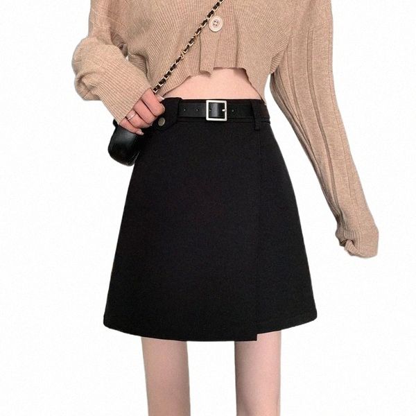black buckle belted solid skirts womens autumn stretchy high waist elegant a line mini skirt 49qo#
black buckle belted solid skirts womens autumn stretchy high waist elegant a line mini skirt 49qo#