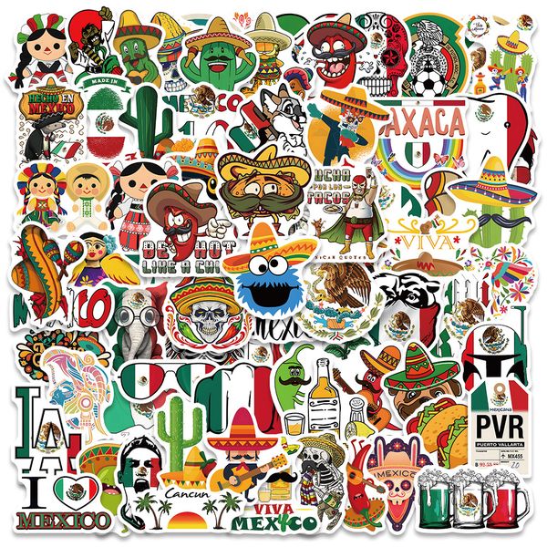 120pcs mexican stickers cowboy skull graffiti stickers for diy lapskateboard motorcycle decals
120pcs mexican stickers cowboy skull graffiti stickers for diy lapskateboard motorcycle decals