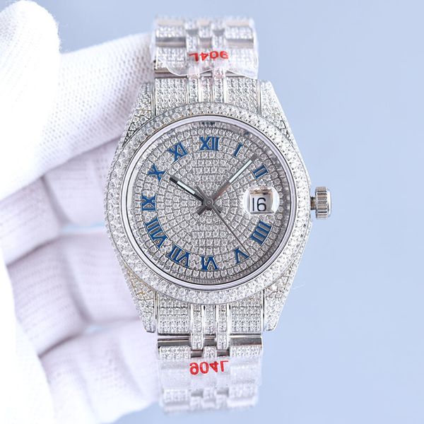 diamond watch automatic mechanical 41mm mens watches men wristwatch stainless steel waterproof business wristwatches montre de luxe, Slivery;brown
diamond watch automatic mechanical 41mm mens watches men wristwatch stainless steel waterproof business wristwatches montre de luxe, Slivery;brown