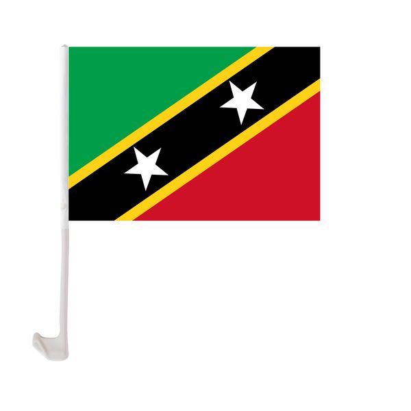 30x45cm saint kitts and nevis car flag polyester uv protection window clip car decoration banner with flagpole
30x45cm saint kitts and nevis car flag polyester uv protection window clip car decoration banner with flagpole