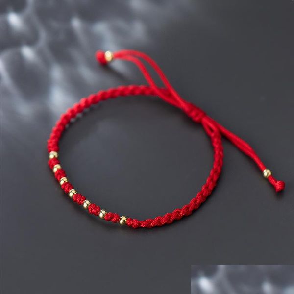 beaded strands red thread for hand 925 sterling sier womens bracelet string rope bracelets women gold drop delivery 2021 jewelry dhse dhkf5, Black
beaded strands red thread for hand 925 sterling sier womens bracelet string rope bracelets women gold drop delivery 2021 jewelry dhse dhkf5, Black
