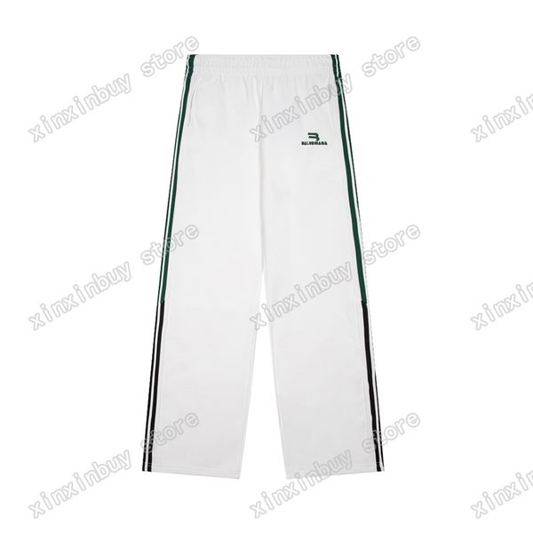xinxinbuy men designer pants paris france letter embroidery side webbing cotton women white green s-xl, Black;brown
xinxinbuy men designer pants paris france letter embroidery side webbing cotton women white green s-xl, Black;brown
