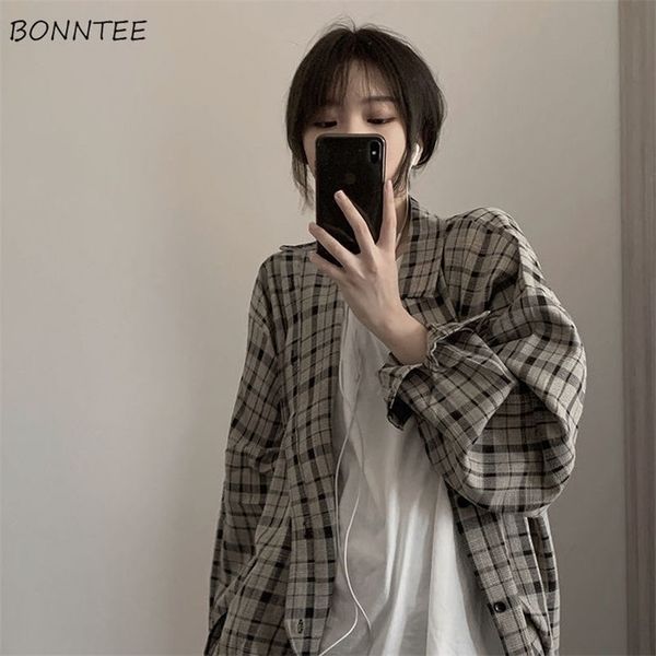 womens jackets jackets women retro plaid ins chic allmatch basic teens outwear clothing fall harajuku couples coats single breasted 220915, Black;brown
womens jackets jackets women retro plaid ins chic allmatch basic teens outwear clothing fall harajuku couples coats single breasted 220915, Black;brown