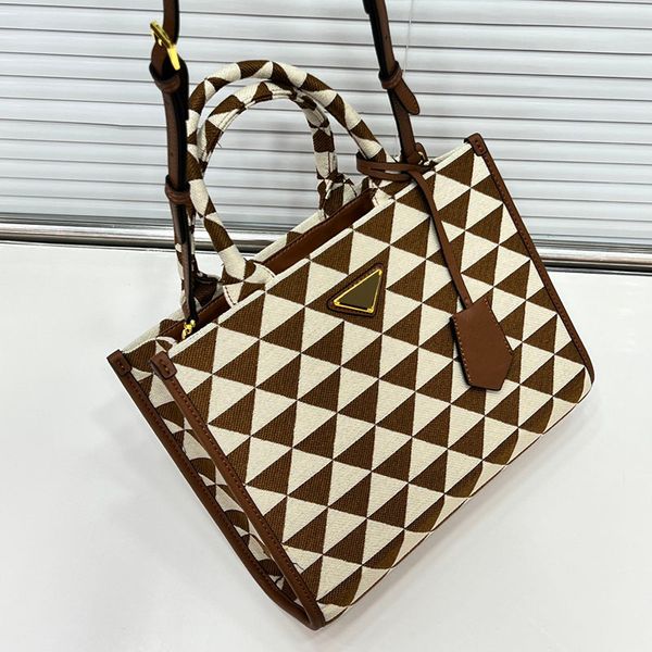 womens jumbo symbole embroidery brown bags handle tote triangular plaid with detachable strap crossbody shoulder shopping designer handbags
womens jumbo symbole embroidery brown bags handle tote triangular plaid with detachable strap crossbody shoulder shopping designer handbags