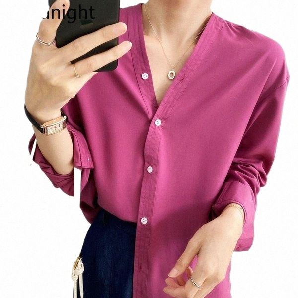 gaganight casual loose women shirt long sleeve v neck chic office lady blouse thin solid spring autumn blusas ropa mujers women's blous, White
gaganight casual loose women shirt long sleeve v neck chic office lady blouse thin solid spring autumn blusas ropa mujers women's blous, White