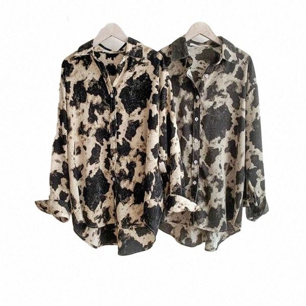 lizkova cow print blouse women long sleeve oversized chiffon shirt spring 2021 korean style hip hop chemise femme 7801 women's blouses, White
lizkova cow print blouse women long sleeve oversized chiffon shirt spring 2021 korean style hip hop chemise femme 7801 women's blouses, White