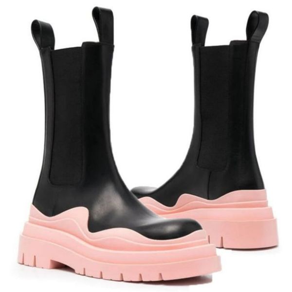 women man bottega pink soles boots luxury tire lean leather chelsea women's booties men lug platform chunky shoes lady knight boots des, Black
women man bottega pink soles boots luxury tire lean leather chelsea women's booties men lug platform chunky shoes lady knight boots des, Black