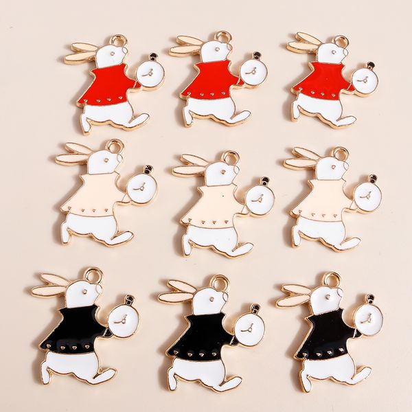 stud pendant necklaces 10pcs 23 23mm enamel clock rabbit charms for earring bracelet making accessories easter bunny pendants diy jewelry 22, Golden;silver
stud pendant necklaces 10pcs 23 23mm enamel clock rabbit charms for earring bracelet making accessories easter bunny pendants diy jewelry 22, Golden;silver