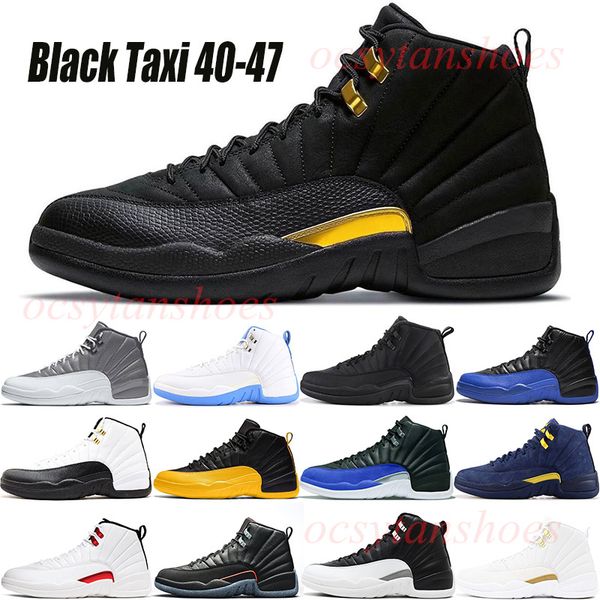 12s men basketball shoes jumpman 12 mens black taxi hyper royal playoffs michigan stealth the master twist sports sneakers eur40-47
12s men basketball shoes jumpman 12 mens black taxi hyper royal playoffs michigan stealth the master twist sports sneakers eur40-47
