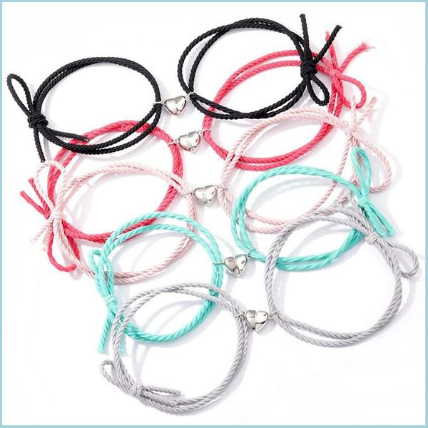 charm bracelets heart magnet attracts couples bracelets students good sisters hand rope friendship bracelet jewelry 3027 q2 drop deli dhmpm, Golden;silver
charm bracelets heart magnet attracts couples bracelets students good sisters hand rope friendship bracelet jewelry 3027 q2 drop deli dhmpm, Golden;silver