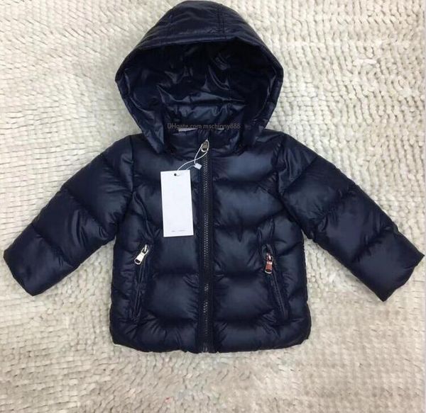 boys girls brand down coat kids baby hooded parka coats child jackets children outwear boy clothes, Blue;gray 
boys girls brand down coat kids baby hooded parka coats child jackets children outwear boy clothes, Blue;gray