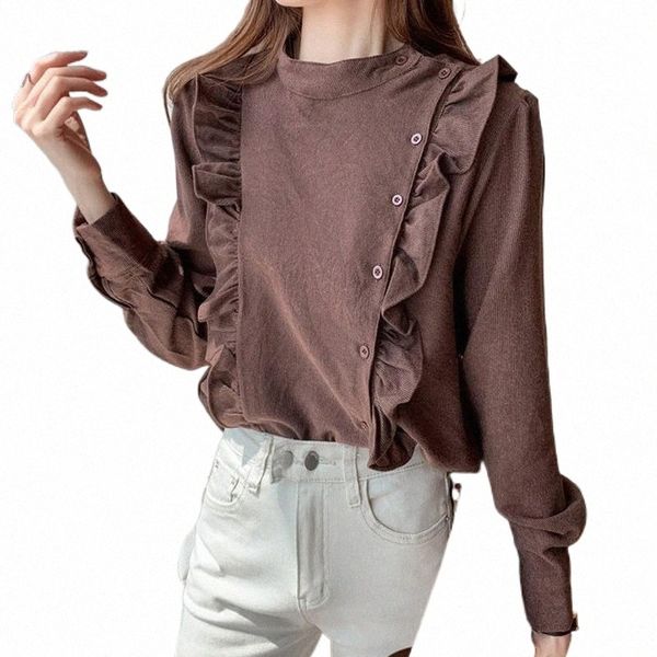 women autumn white blouses shirts 2021 casual long sleeve stand collar solid chic elegant ruffle blouse o3hf#
women autumn white blouses shirts 2021 casual long sleeve stand collar solid chic elegant ruffle blouse o3hf#