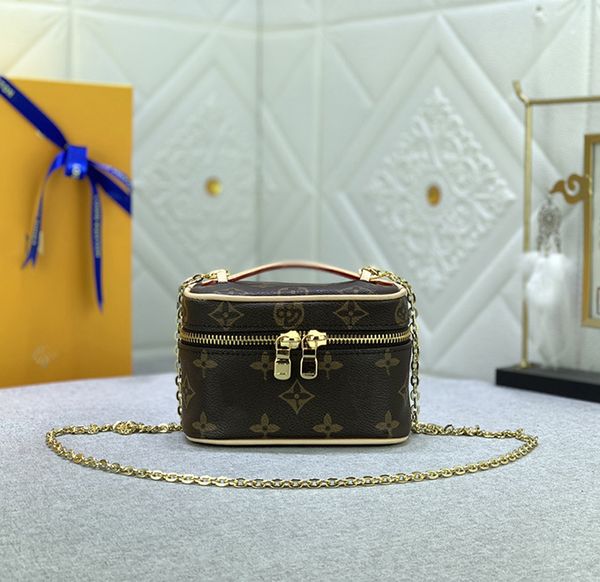 2023 luxury brand cases bags m44936 nice nano cosmetic bag women totes handbags lady shoulder clutches pouches wallets nail polish lipstick, Black
2023 luxury brand cases bags m44936 nice nano cosmetic bag women totes handbags lady shoulder clutches pouches wallets nail polish lipstick, Black