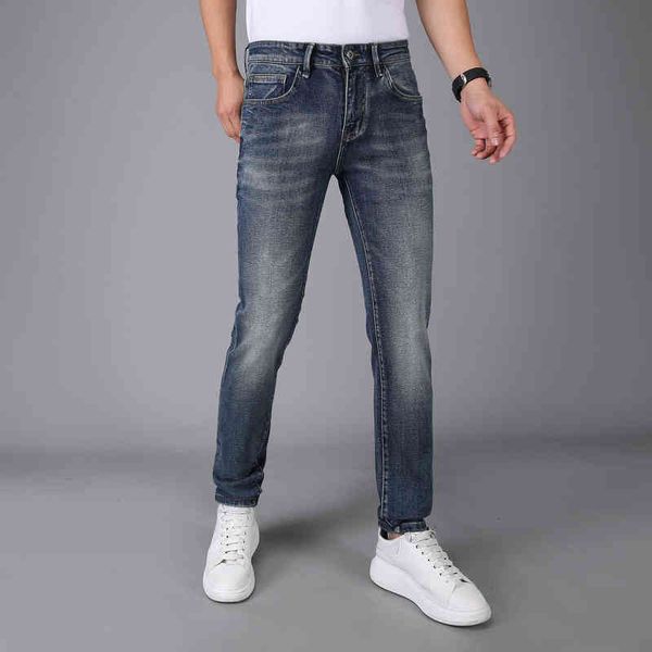 jeans men's 2022 high end fashion brand jeans men's slim leggings elastic autumn and winter small straight pantsu6fh, Blue
jeans men's 2022 high end fashion brand jeans men's slim leggings elastic autumn and winter small straight pantsu6fh, Blue