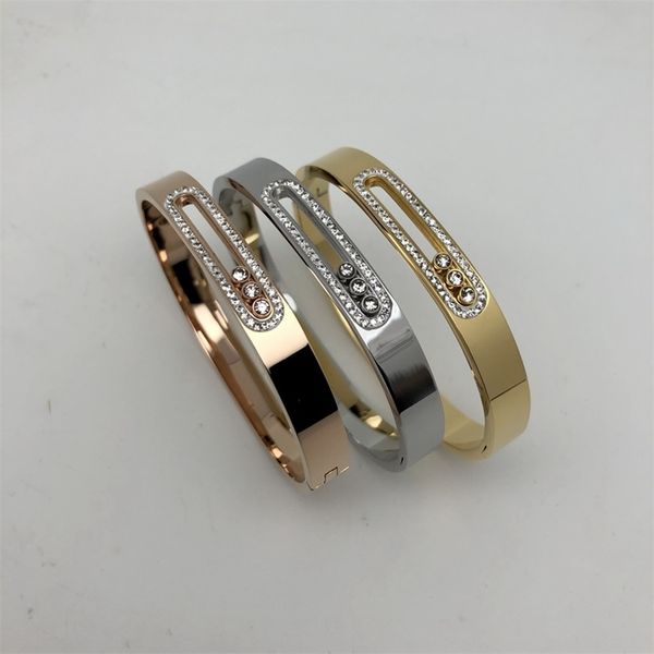 bangle gold stainless steel women bracelet bangle crystal sliding luxury wedding party band wristband jewelry gift 220914, Black
bangle gold stainless steel women bracelet bangle crystal sliding luxury wedding party band wristband jewelry gift 220914, Black