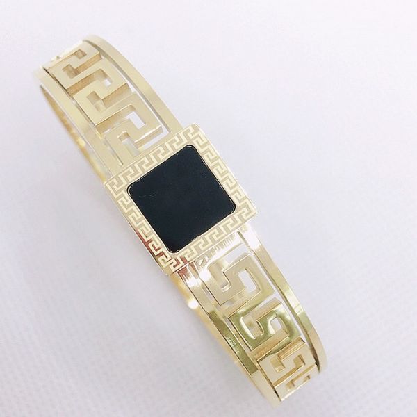 jade bangle bracelet designer ladies glamour luxury gold bangle 18k girls valentine's day christmas gift, Black
jade bangle bracelet designer ladies glamour luxury gold bangle 18k girls valentine's day christmas gift, Black
