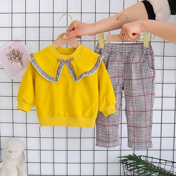 clothing sets baby girl clothes spring and autumn suit doll collar clothing college style plaid trousers baby 2piece set 220915, White
clothing sets baby girl clothes spring and autumn suit doll collar clothing college style plaid trousers baby 2piece set 220915, White